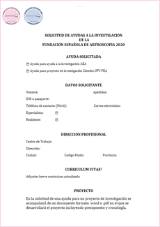 Formulario Becas