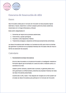 Innovación Bases Concurso