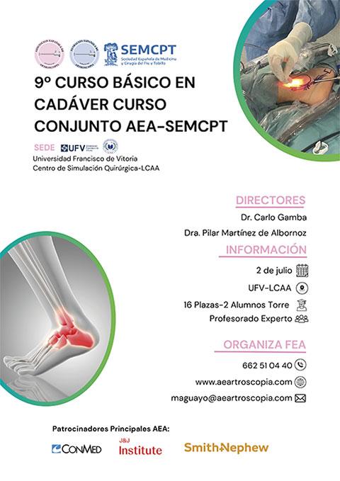 9.º Curso básico cadáver AEA-SEMCPT