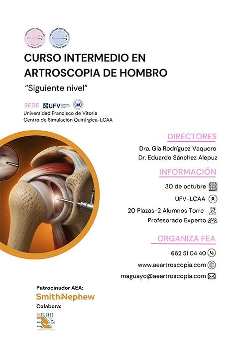 Curso intermedio en artroscopia de hombro